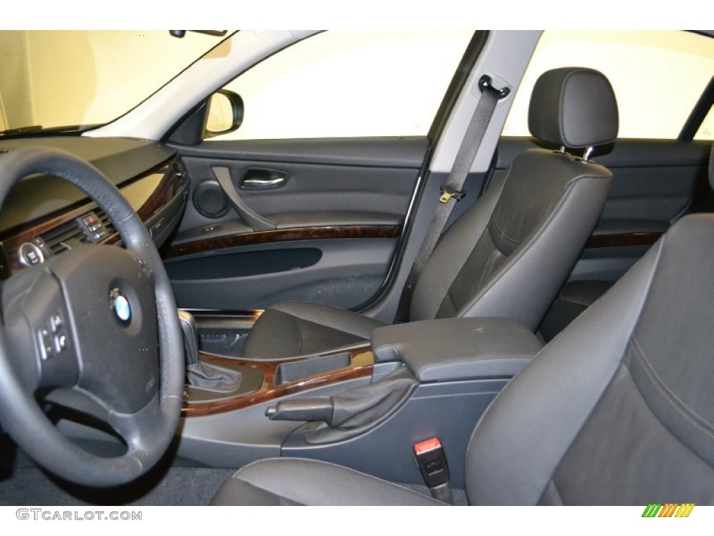 Black Dakota Leather Interior 2011 BMW 3 Series 328i Sedan Photo #50481329