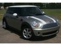 2010 Sparkling Silver Metallic Mini Cooper Hardtop  photo #1