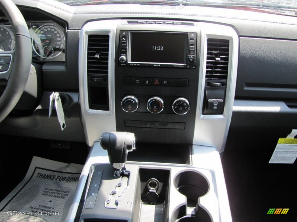 2011 Dodge Ram 1500 Sport Quad Cab Dark Slate Gray Dashboard Photo #50481673