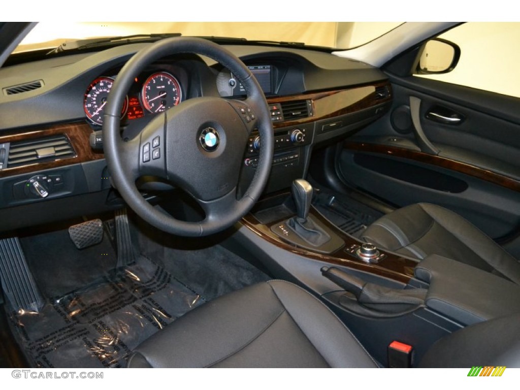 2011 BMW 3 Series 328i Sedan Black Dakota Leather Dashboard Photo #50481730