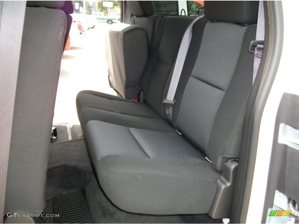 Ebony Interior 2011 Chevrolet Silverado 2500HD LT Extended Cab 4x4 Photo #50482027