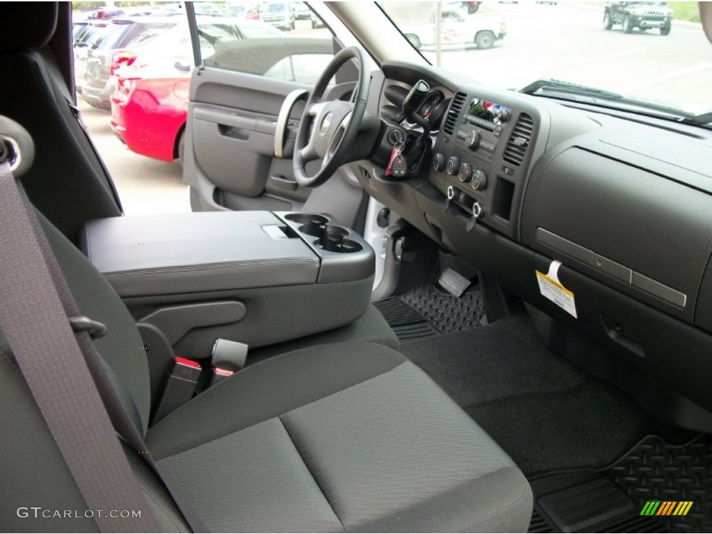 Ebony Interior 2011 Chevrolet Silverado 2500HD LT Extended Cab 4x4 Photo #50482189