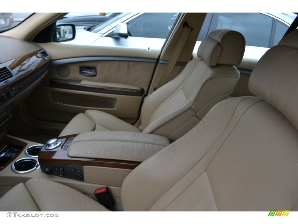 2003 7 Series 745i Sedan - Kalahari Beige Metallic / Dark Beige/Beige III photo #4