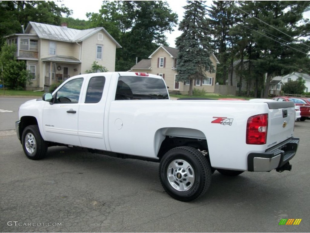 Summit White 2011 Chevrolet Silverado 2500HD LT Extended Cab 4x4 Exterior Photo #50482654
