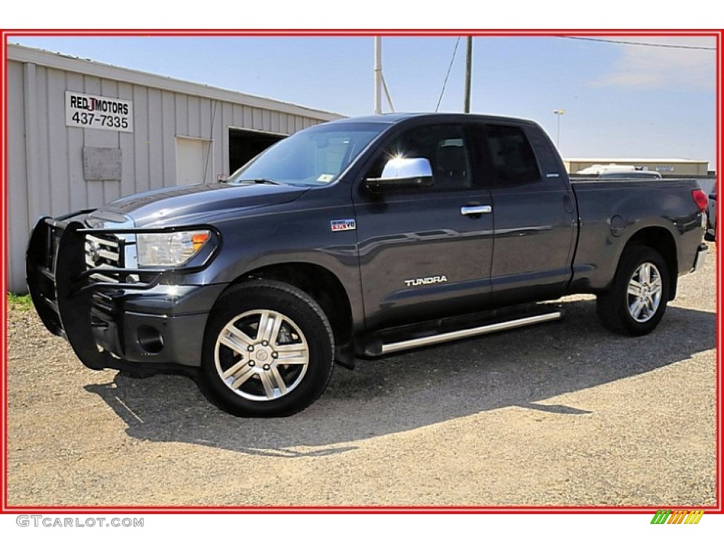 2008 Tundra Limited Double Cab 4x4 - Slate Gray Metallic / Graphite Gray photo #1