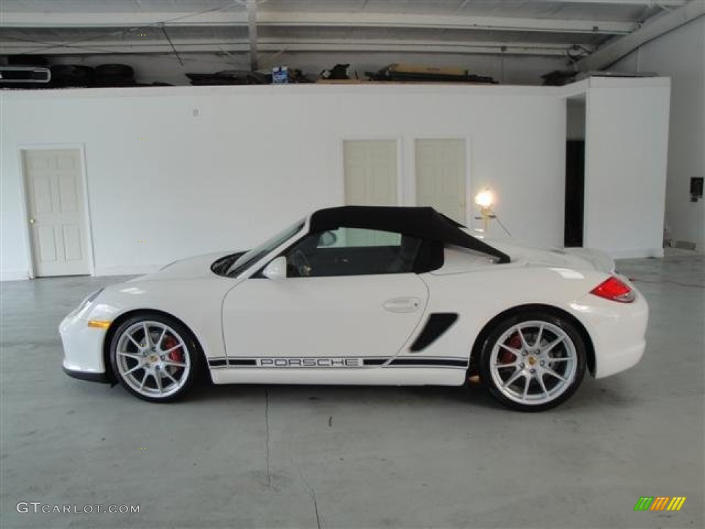 Carrara White 2011 Porsche Boxster Spyder Exterior Photo #50484916