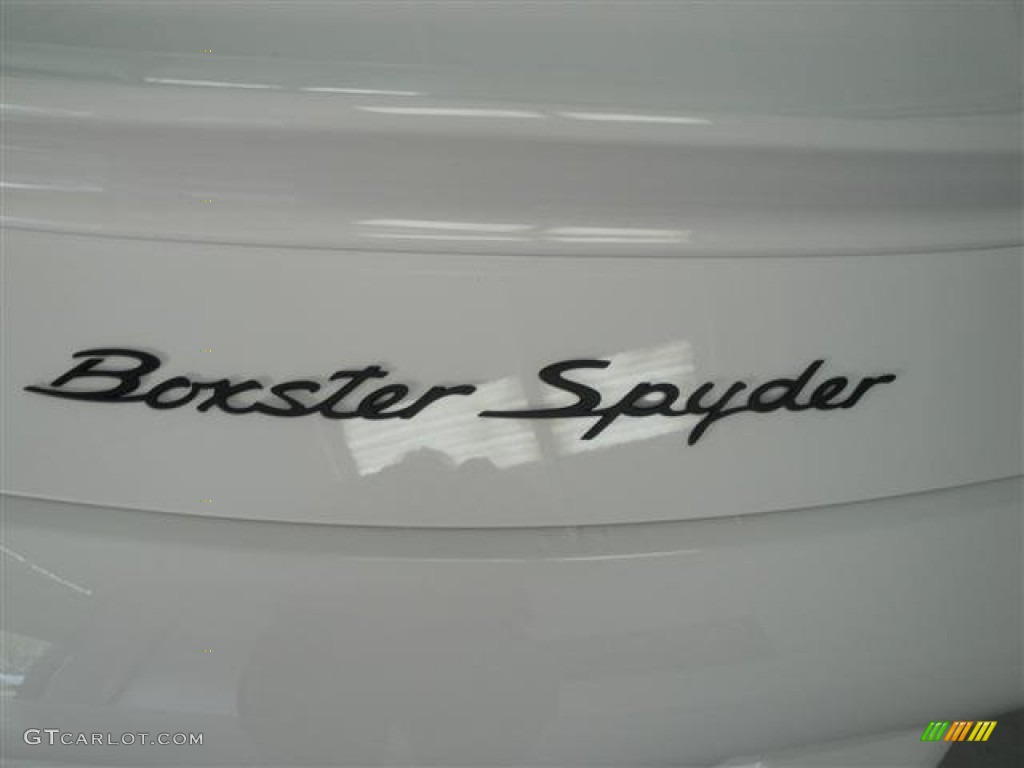 2011 Porsche Boxster Spyder Marks and Logos Photo #50485261