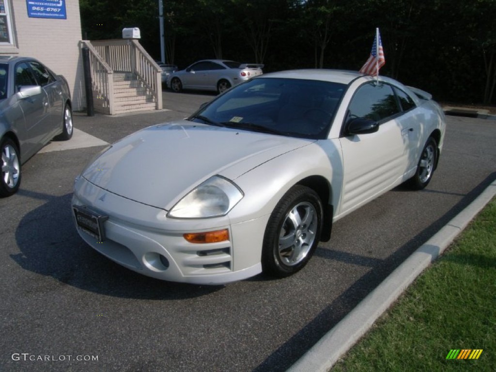 2003 Eclipse GS Coupe - Dover White Pearl / Midnight photo #1