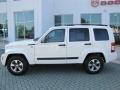 2008 Stone White Jeep Liberty Sport 4x4  photo #2