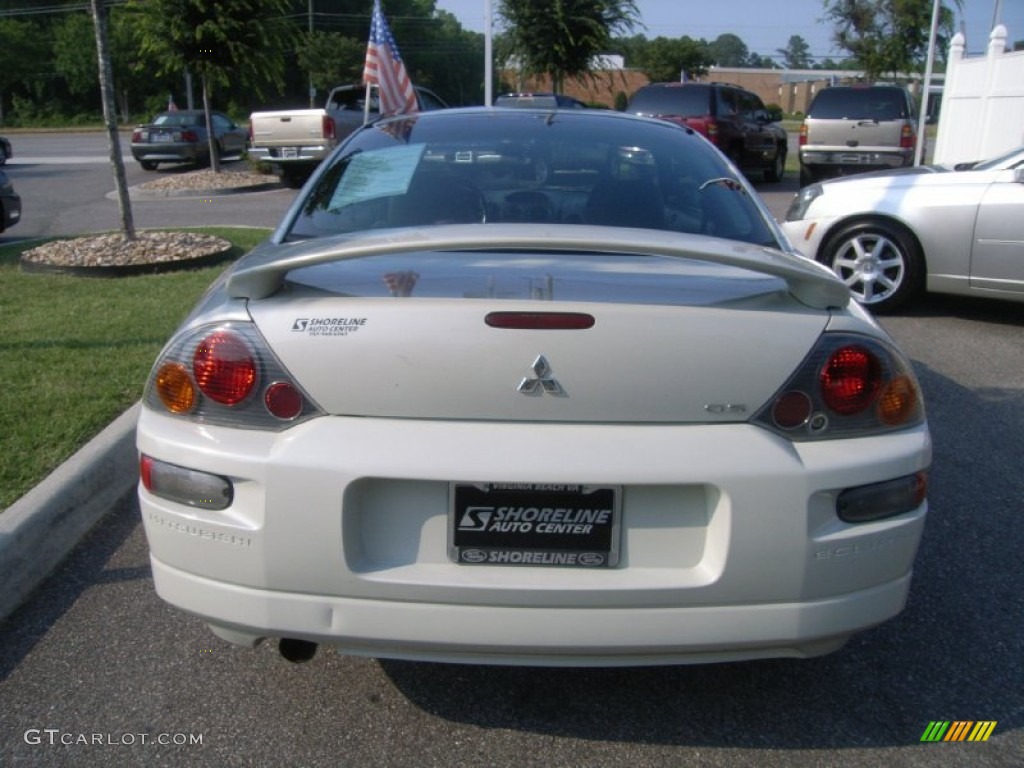 2003 Eclipse GS Coupe - Dover White Pearl / Midnight photo #4