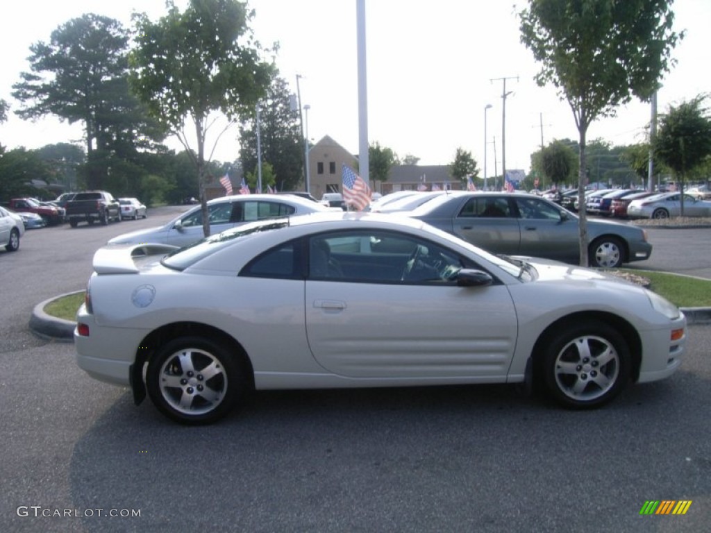2003 Eclipse GS Coupe - Dover White Pearl / Midnight photo #6