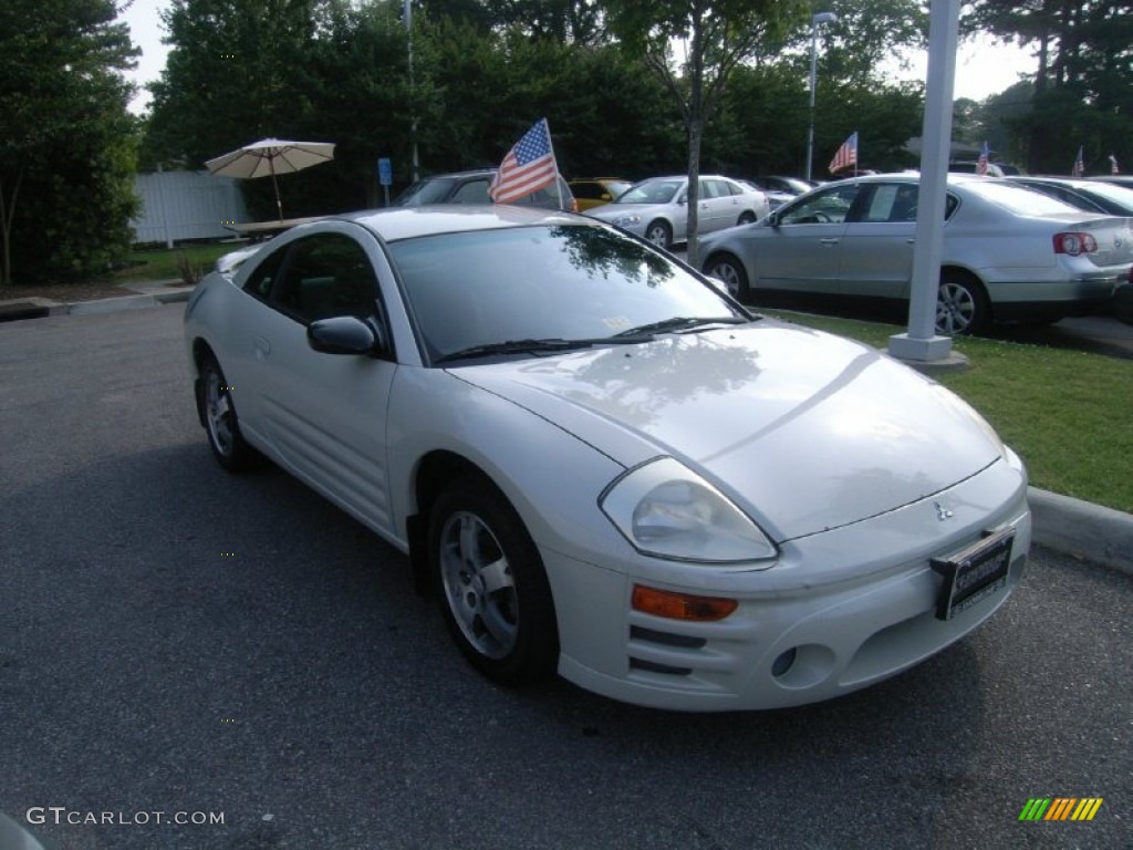 2003 Eclipse GS Coupe - Dover White Pearl / Midnight photo #7