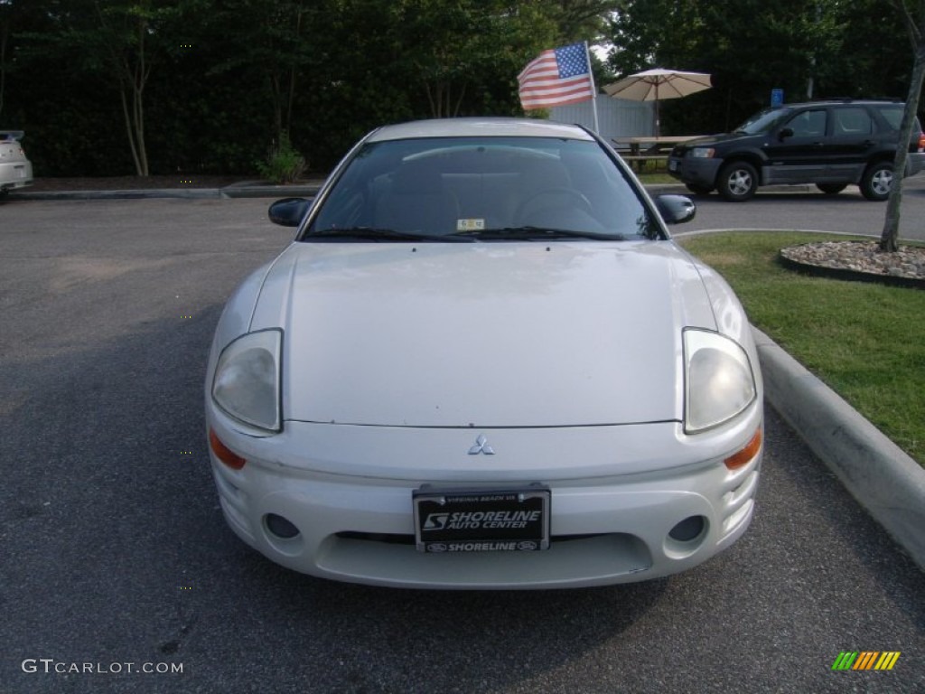 2003 Eclipse GS Coupe - Dover White Pearl / Midnight photo #8