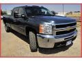 2007 Blue Granite Metallic Chevrolet Silverado 3500HD LT Crew Cab 4x4  photo #11