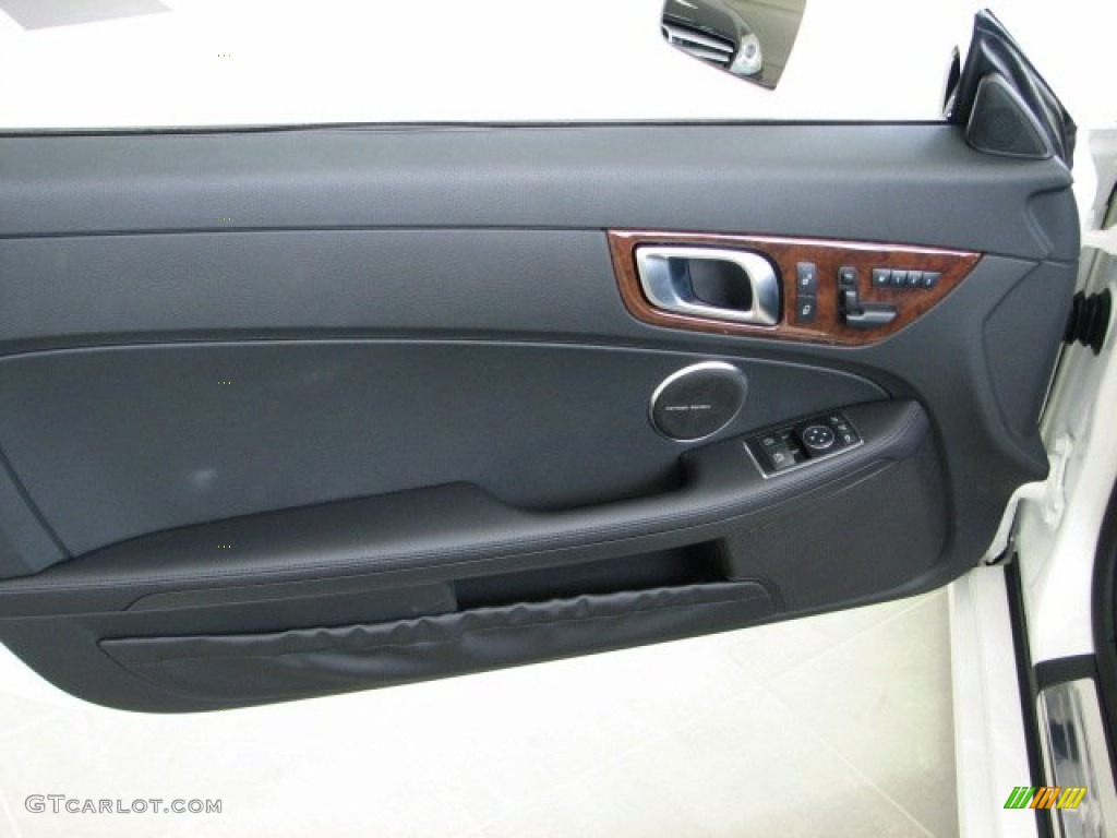 2012 Mercedes-Benz SLK 350 Roadster Black Door Panel Photo #50486107