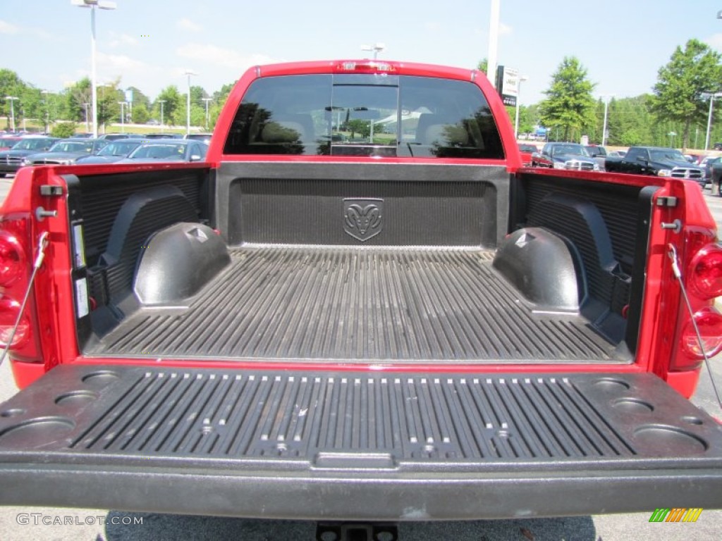 2008 Ram 1500 Laramie Quad Cab - Flame Red / Medium Slate Gray photo #17