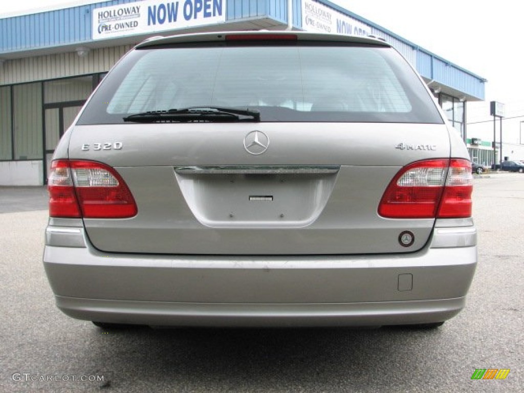 2004 E 320 4Matic Wagon - Pewter Silver Metallic / Ash photo #5