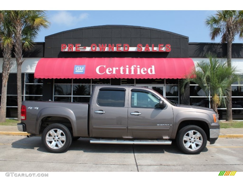 2008 Sierra 1500 SLT Crew Cab 4x4 - Onyx Black / Ebony photo #1