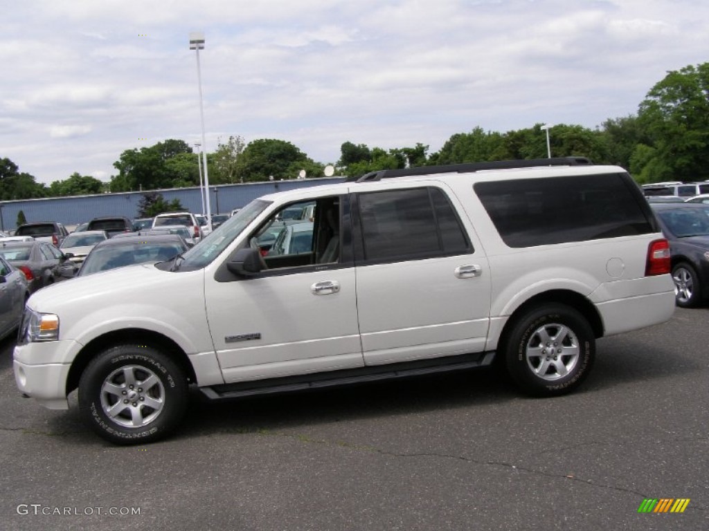 White Suede 2008 Ford Expedition EL XLT 4x4 Exterior Photo #50487631
