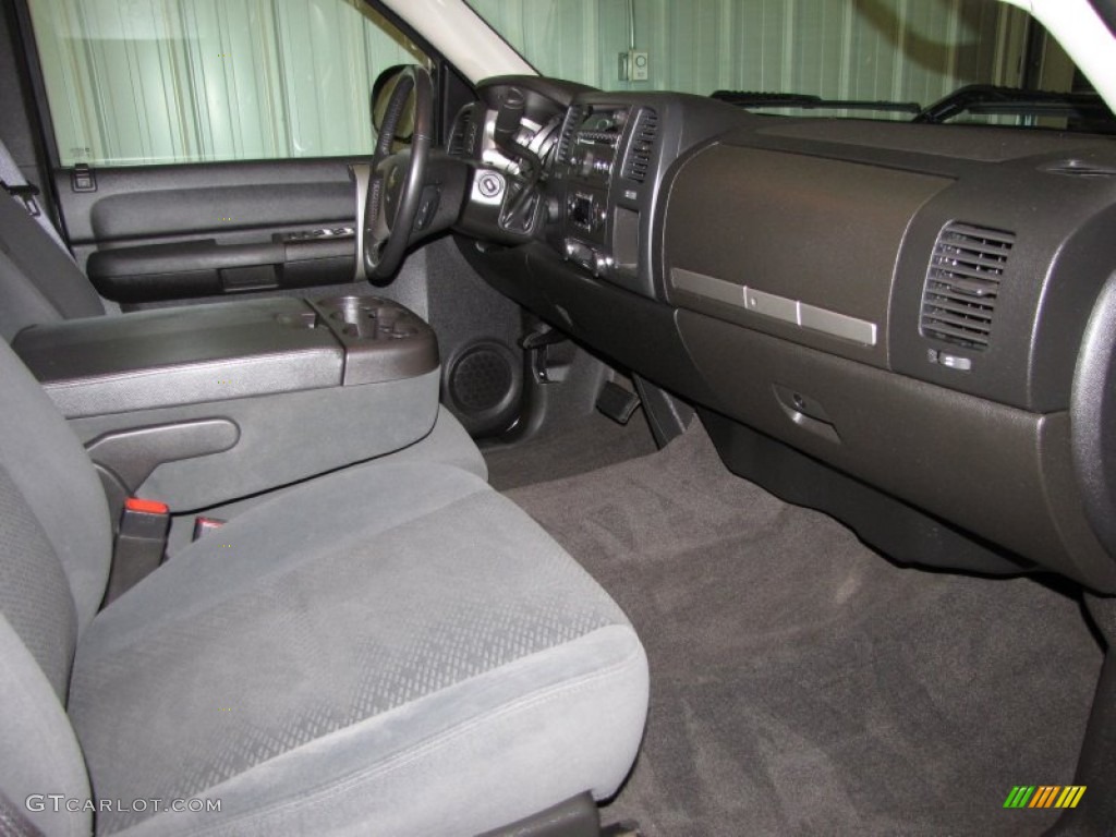 Ebony Interior 2008 Chevrolet Silverado 1500 LT Extended Cab 4x4 Photo #50487637