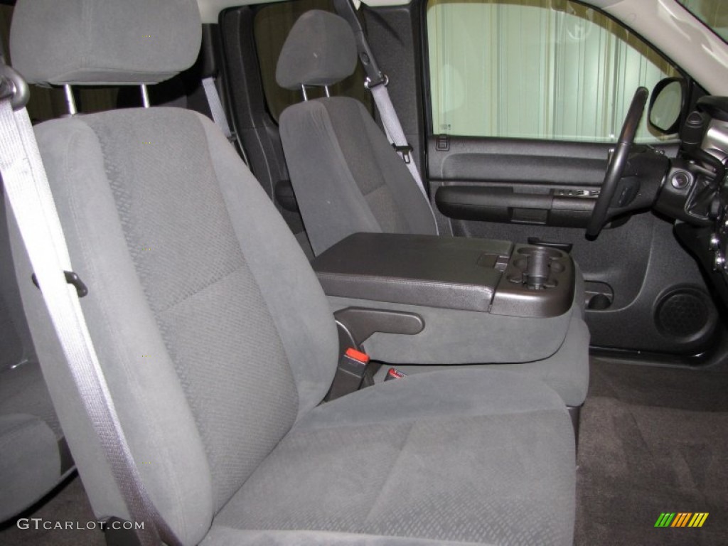 Ebony Interior 2008 Chevrolet Silverado 1500 LT Extended Cab 4x4 Photo #50487652