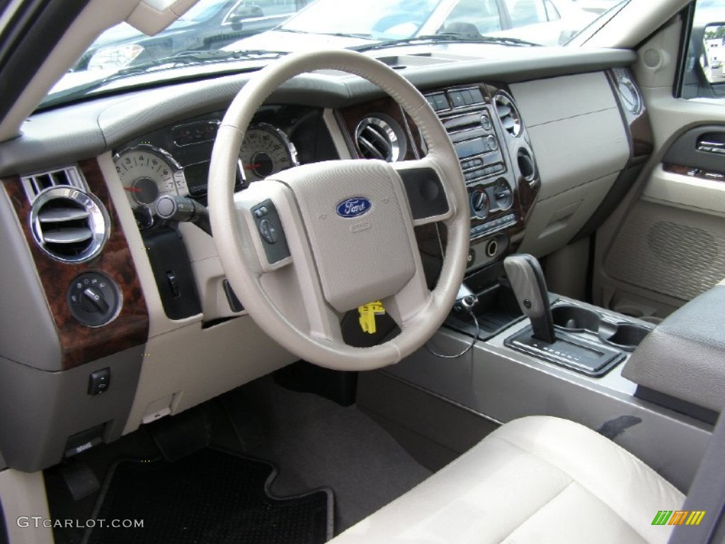 Stone Interior 2008 Ford Expedition EL XLT 4x4 Photo #50487695