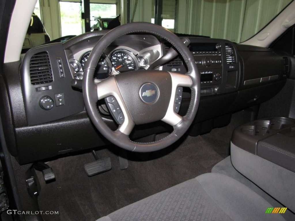 2008 Chevrolet Silverado 1500 LT Extended Cab 4x4 Ebony Dashboard Photo #50487760
