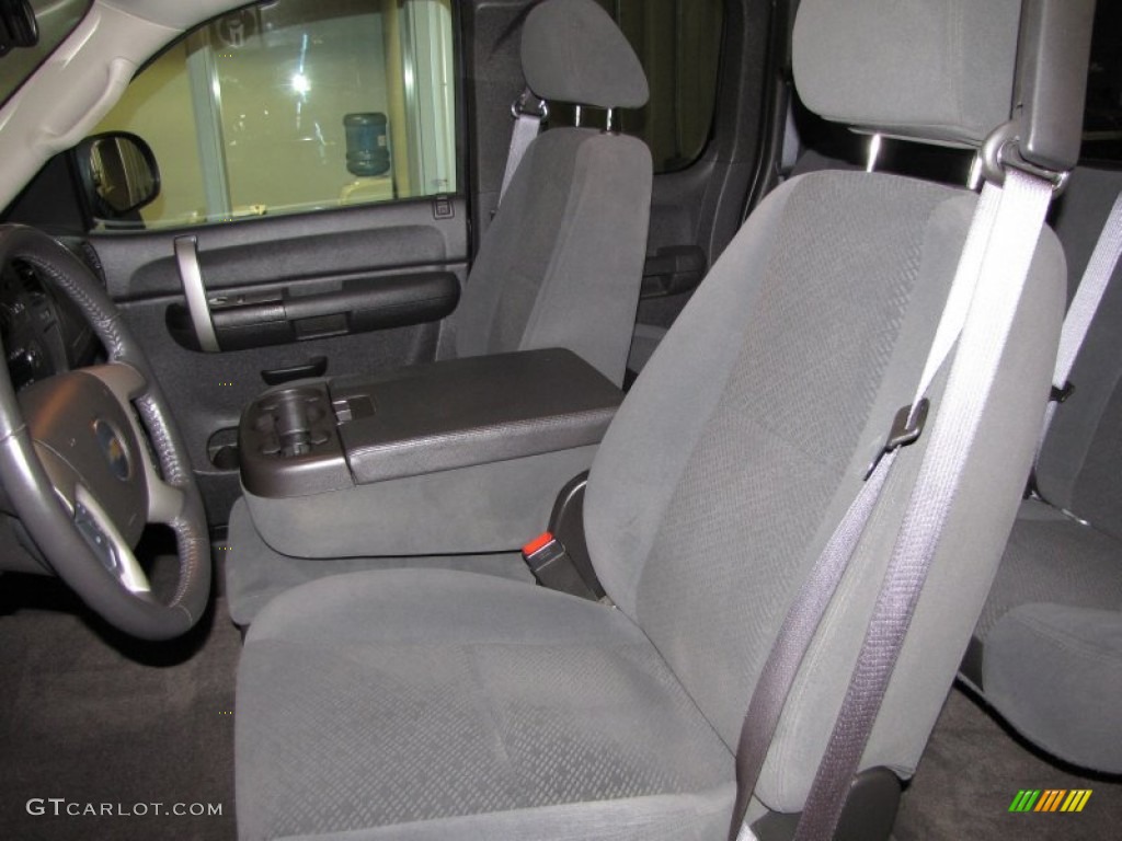 Ebony Interior 2008 Chevrolet Silverado 1500 LT Extended Cab 4x4 Photo #50487778