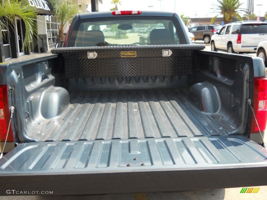 2007 Silverado 1500 LS Regular Cab - Blue Granite Metallic / Dark Charcoal photo #4