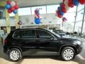 2011 Deep Black Metallic Volkswagen Tiguan SE  photo #8