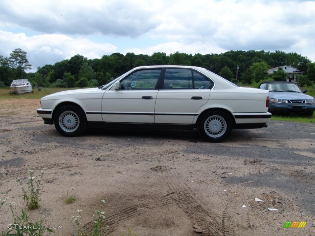 1990 5 Series 525i Sedan - Alpine White / Grey photo #8