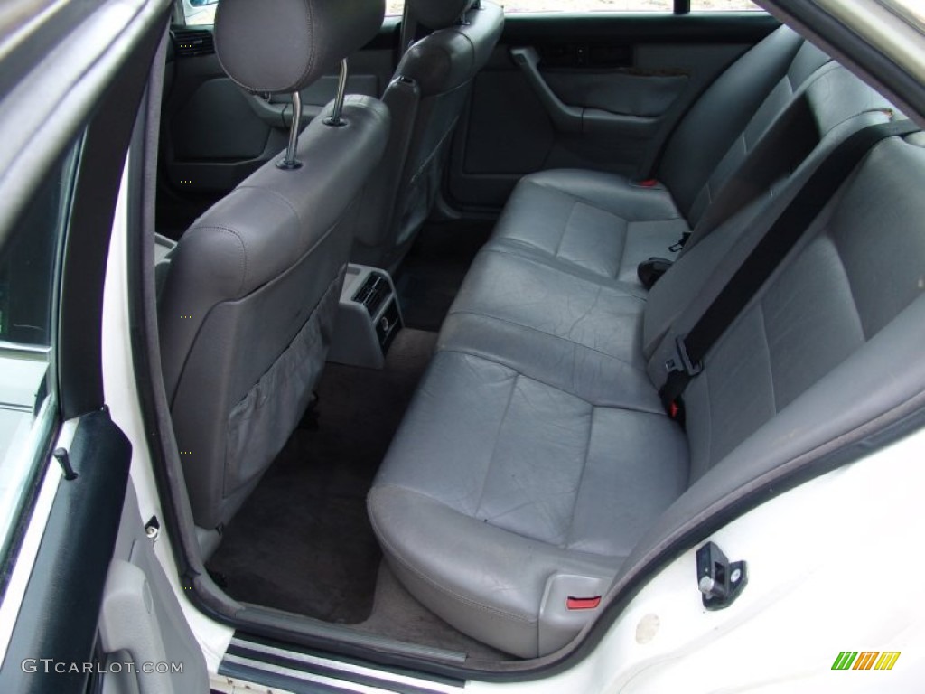 Grey Interior 1990 BMW 5 Series 525i Sedan Photo #50488381