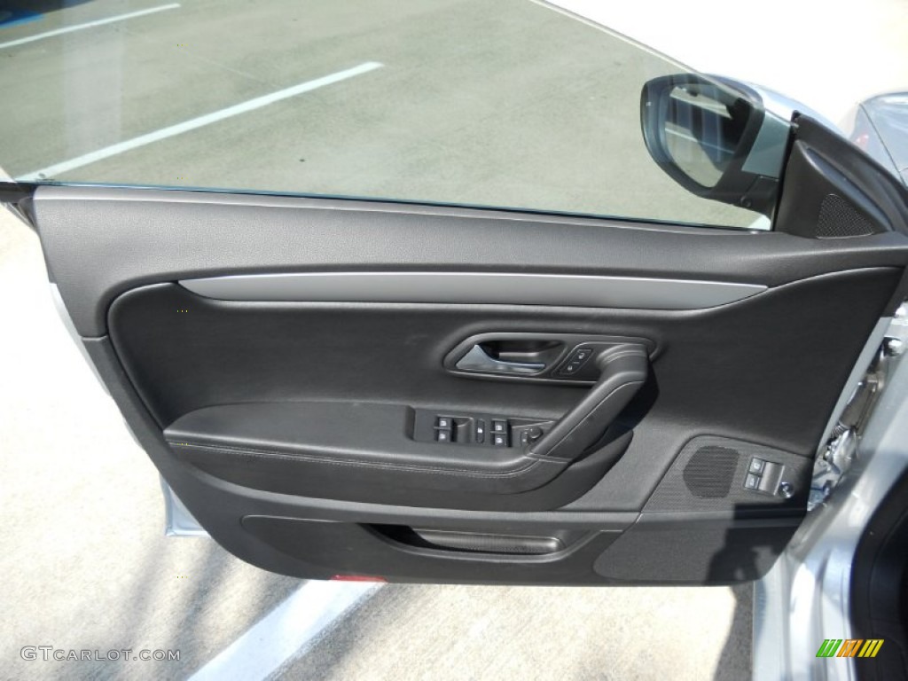 2012 Volkswagen CC Sport Black Door Panel Photo #50488708
