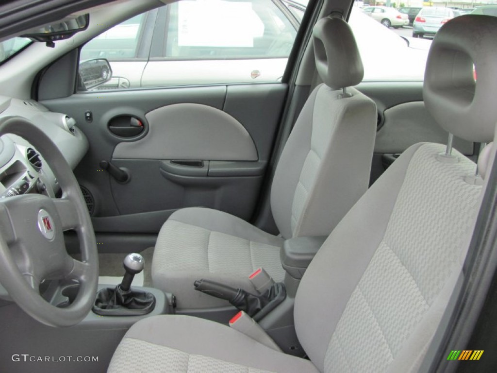 Gray Interior 2007 Saturn ION 2 Sedan Photo #50488921