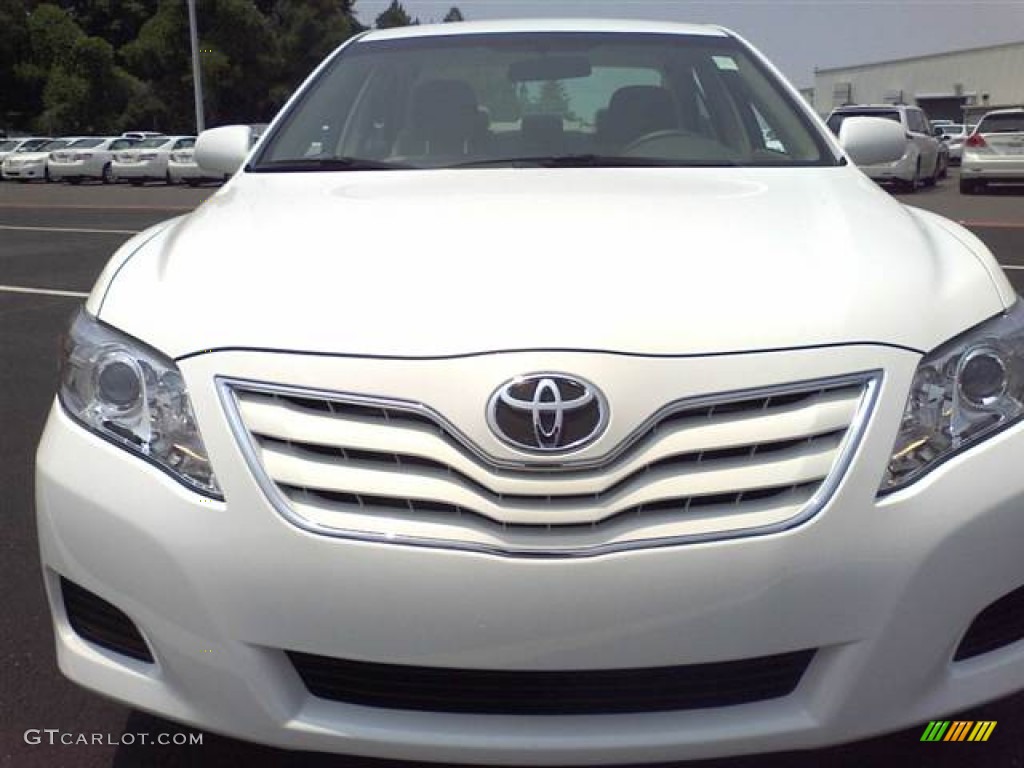 2011 Camry  - Super White / Bisque photo #2