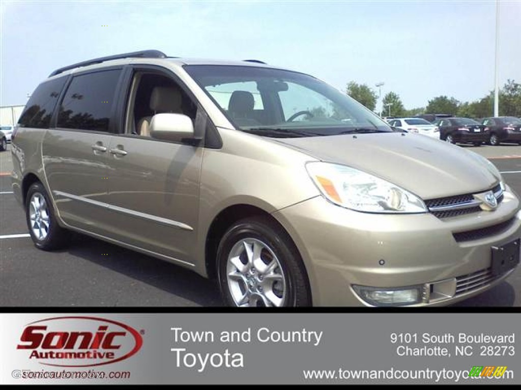 2005 Sienna XLE Limited - Desert Sand Mica / Taupe photo #1