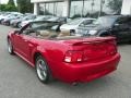 2001 Laser Red Metallic Ford Mustang GT Convertible  photo #4