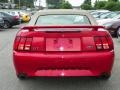 2001 Laser Red Metallic Ford Mustang GT Convertible  photo #19