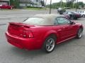 2001 Laser Red Metallic Ford Mustang GT Convertible  photo #20