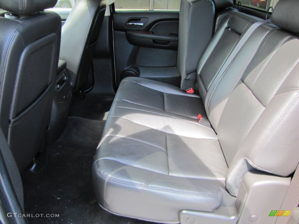 Ebony Interior 2009 Chevrolet Silverado 3500HD LTZ Crew Cab 4x4 Photo #50491636