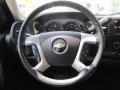 Ebony 2008 Chevrolet Silverado 1500 LT Crew Cab 4x4 Steering Wheel