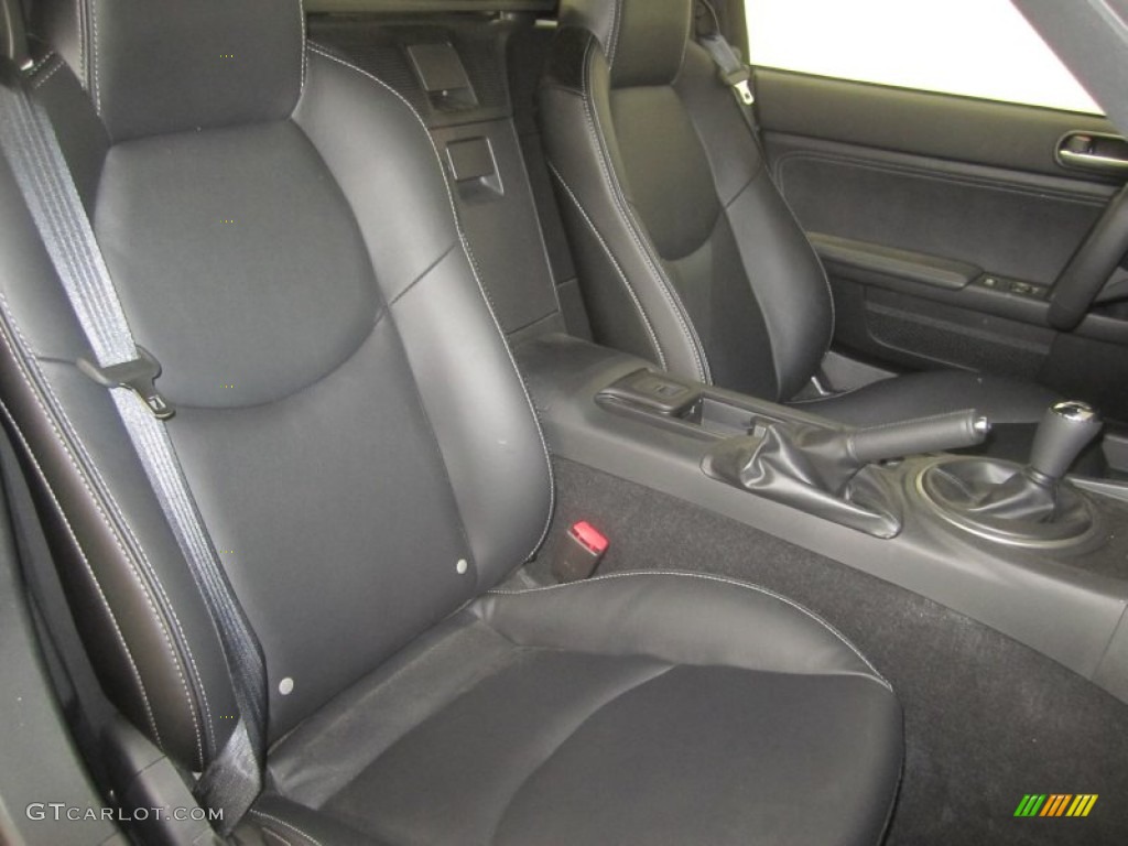 Black Interior 2010 Mazda MX-5 Miata Grand Touring Roadster Photo #50493079