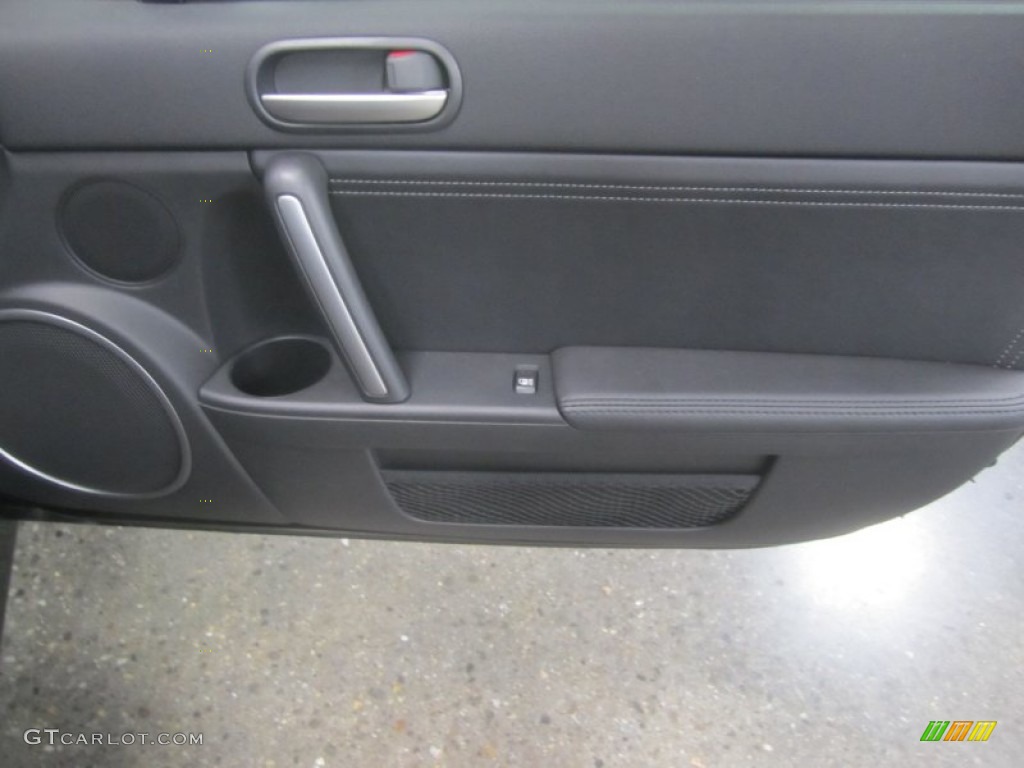 2010 Mazda MX-5 Miata Grand Touring Roadster Black Door Panel Photo #50493091