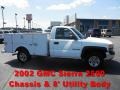 2002 Summit White GMC Sierra 2500HD Regular Cab Utility Truck  photo #1
