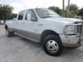 2003 Oxford White Ford F350 Super Duty King Ranch Crew Cab 4x4 Dually  photo #3