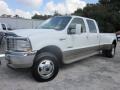 2003 Oxford White Ford F350 Super Duty King Ranch Crew Cab 4x4 Dually  photo #4