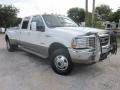 2003 Oxford White Ford F350 Super Duty King Ranch Crew Cab 4x4 Dually  photo #5