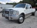 2003 Oxford White Ford F350 Super Duty King Ranch Crew Cab 4x4 Dually  photo #6
