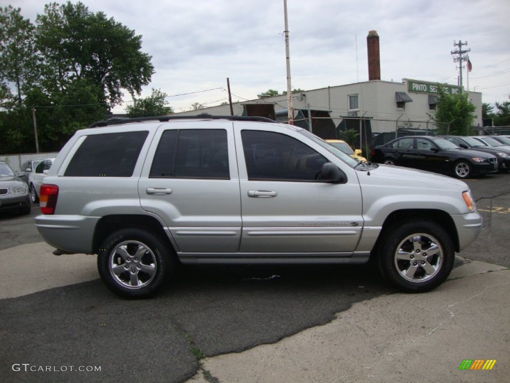 2004 Grand Cherokee Overland 4x4 - Bright Silver Metallic / Dark Slate Gray photo #15