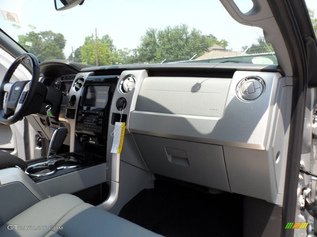 2011 Ford F150 Platinum SuperCrew Steel Gray/Black Dashboard Photo #50496901